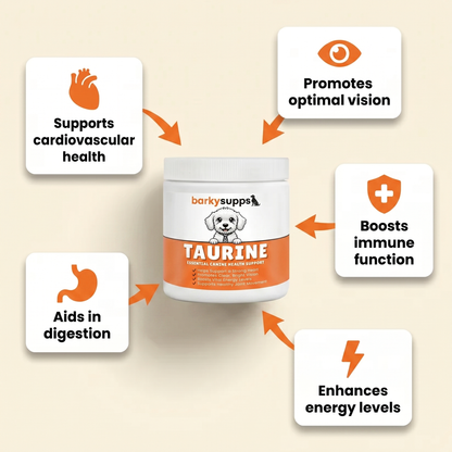Stop The Decline In Your Dog With BarkySupps™ Taurine